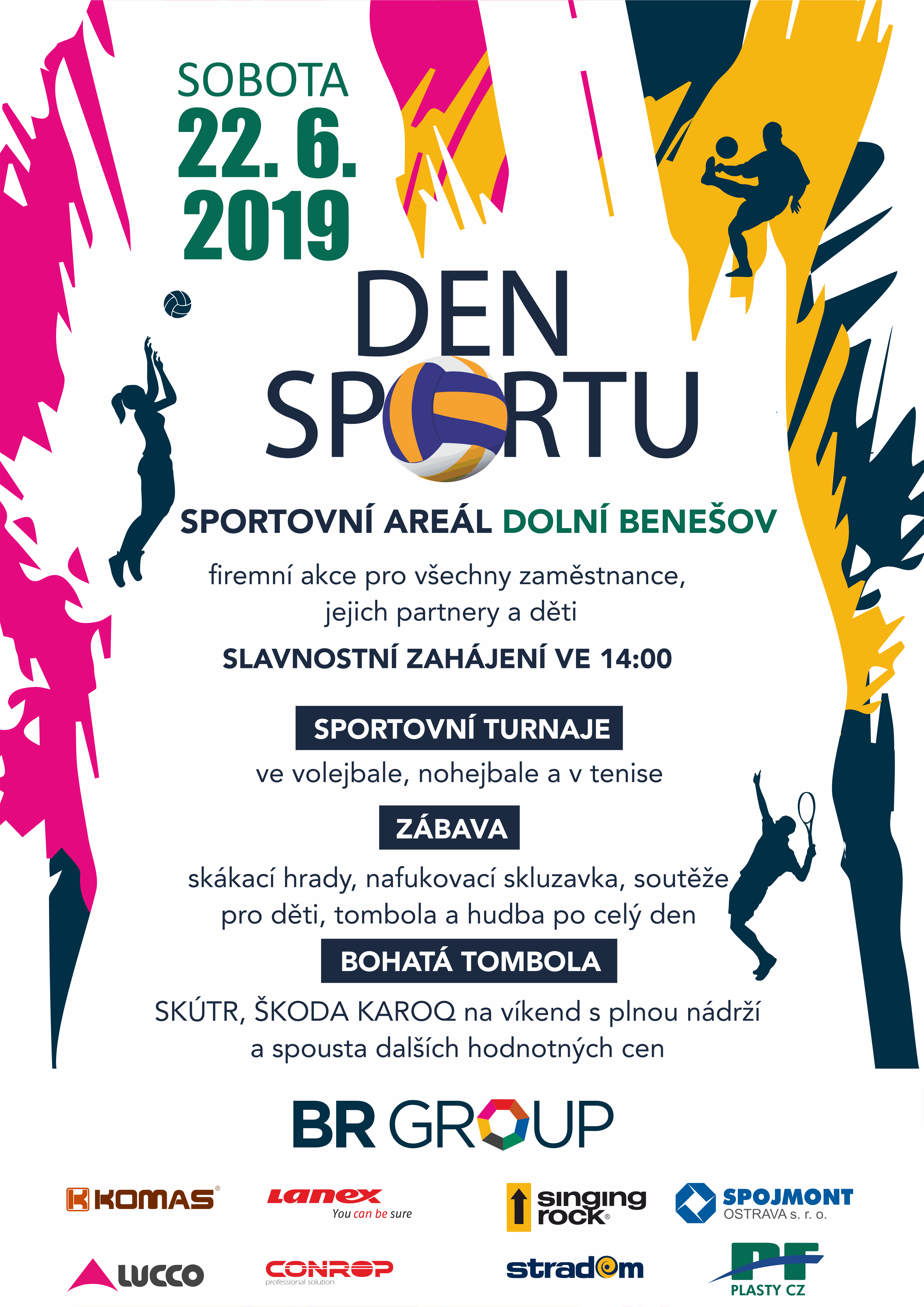 BR Group zve všechny zaměstnance svých firem na Den sportu 2019